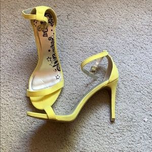 Yellow heels
